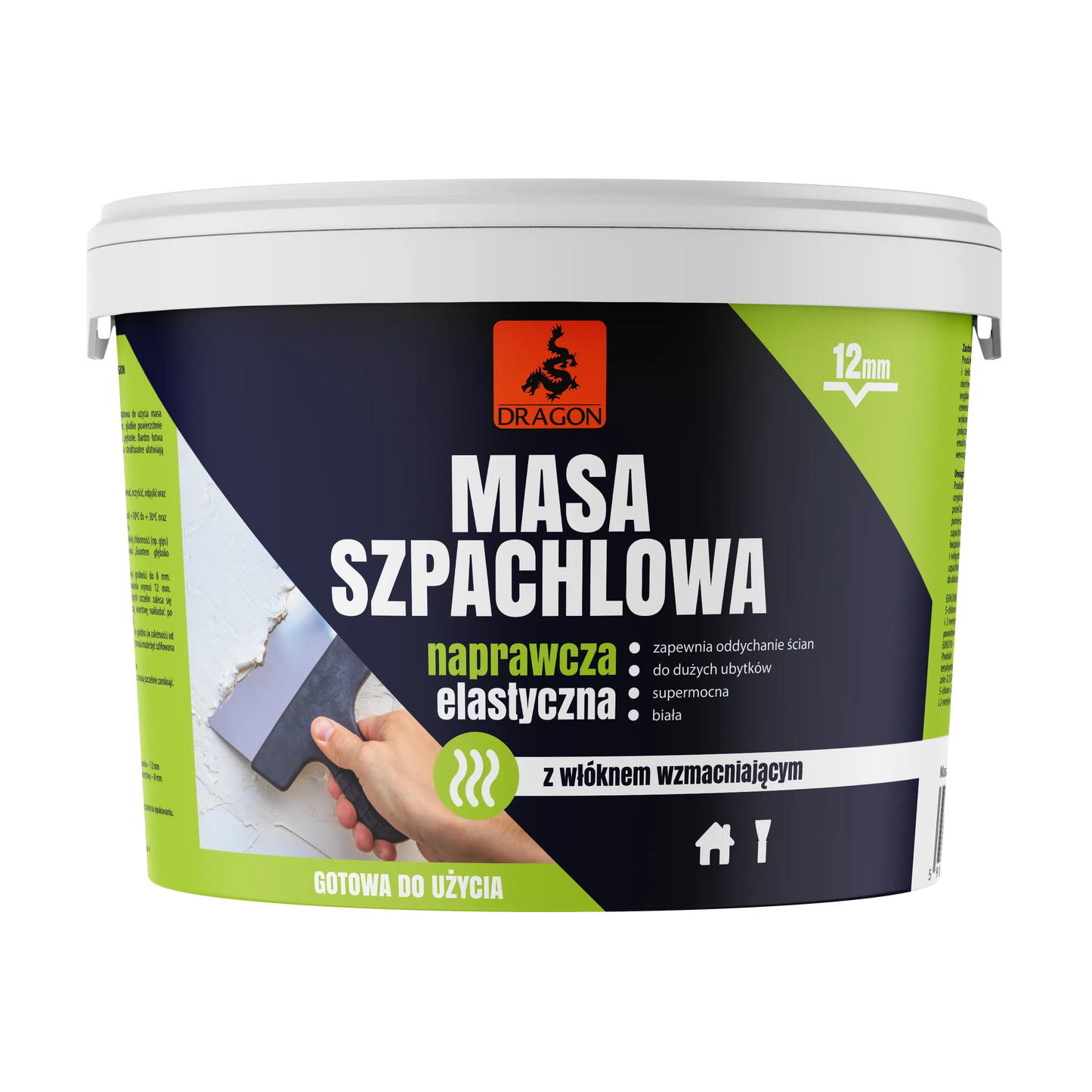 Elastisk reparationsspartel 5 kg – DRAGON